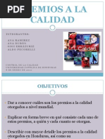 Premios A La Calidad