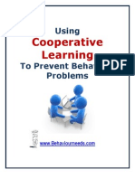 Using Cooperative Learning To Prevent Behaviour Problems