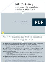 DART Mobile Ticketing Presentation