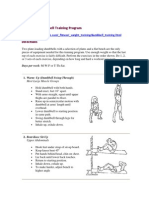 Home Gym Dumbbell Training