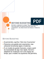 BEYOND BUDGETING - Apresentação Power Point