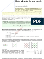 Determinante de Una Matriz