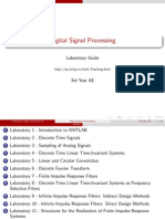 DSP Laboratory Guide 20feb2012