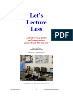 PDF Let's Lecture Less 2012 Edition in Color 78 Pages With References To Kirschner, Sweller, and Barak Rosenshine