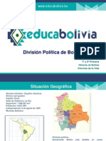 (PR) Division Politica de Bolivia