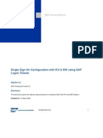 Single Sign On Configuration With R 3 &amp BW Using SAP Logon Tickets