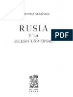 Solovief, Vladimiro - Rusia y La Iglesia Universal