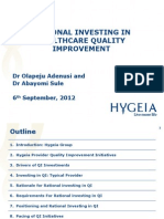 Rational Investing in Healthcare Quality Improvement