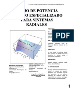 Flujo de Potencia Óptimo para Sistemas Radiales