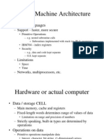 Chapt.2 Machine Architecture: - Impact of Languages