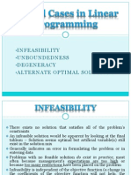 Special Cases in Linear Programming