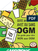 Guide Des Produits Avec Ou Sans OGM