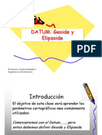 DATUM Geoide y Elipsoide - Joselyn Robledo