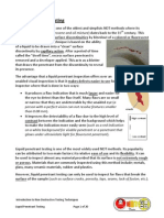 Liquid Penetrant Testing