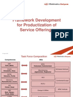 Framework Development For Productization of Service Offerings