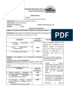 Jornalización Didáctica de Las Ciencias Sociales