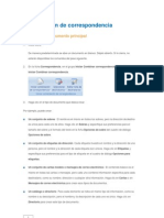 Combinación de Correspondencia Con Word 2007