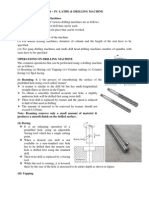 Lathe & Drilling Machine Part 3