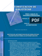 Automatizacion de Bibliotecas