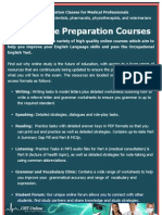 OET Online Course Brochure - 2012