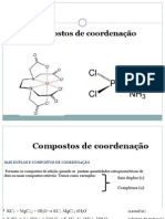 Compostos de Coordenacao