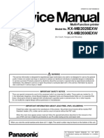 Panasonic Kx-mb2025 2030 Service Manual