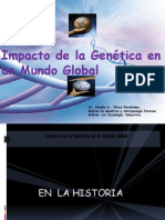 Impacto de La Genetica en Un Mundo Global