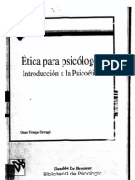 Franca Tarrago, O Etica de La Investigacion en Psicologia y Psiq.