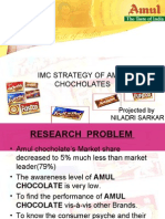 Imc Strategy of Amul Chocholates