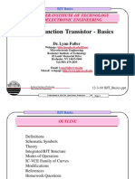 Bipolar Junction Transistor - Basics: Rochester Institute of Technology Microelectronic Engineering