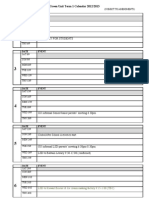 Green Unit Term 1 Calendar 2012-13