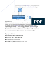 Voltage Electric Current Light Photoelectric Effect