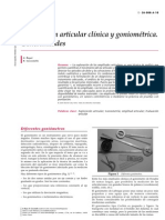 Exploracion Articular Clinica y Goniometrica. Generalid