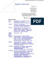 Google C++ Style Guide
