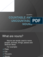 Countable and Uncountable Nouns