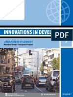 Innovations in Urban Resettlement - Mumbai Urban Transport Project