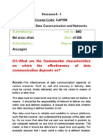 Q1: What Are The Fundamental Characteristics On Which The Effectiveness of Data Communication Depends On?