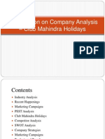 CompanyAnalysis Club Mahindra