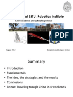 Internship at SJTU, Robotics Institute: A New Academic and Cultural Experience