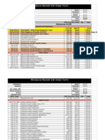 Miniature Market GW Order Form: Short Code GW Price Our Price Qty Total