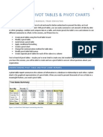 Excel 2007 Pivot Tables and Charts