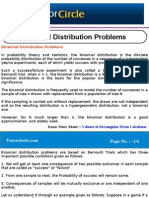 Binomial Distribution Problems