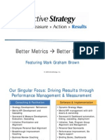 Better Metrics Æ Better Results: Featuring Mark Graham Brown