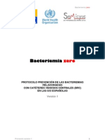 Protocolo Bacteriemia Zero 2009