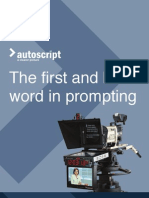 Auto Script Brochure