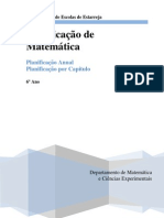 Planificação Anual Matemática 6º Ano