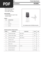 Silicon NPN Power Transistors: Inchange Semiconductor Product Specification