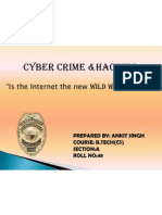 Cyber Crime &HACKING: "Is The Internet The New WILD WILD WEST?"