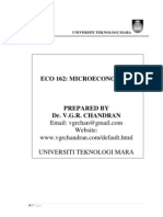 Eco 162: Microeconomics: Website: Universiti Teknologi Mara