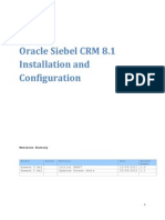 Oracle Siebel CRM 8.1 Installation and Configuration